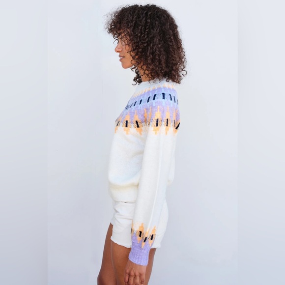 Sundry Fair Isle multicolor sweater, NWT, small - Picture 7 of 7